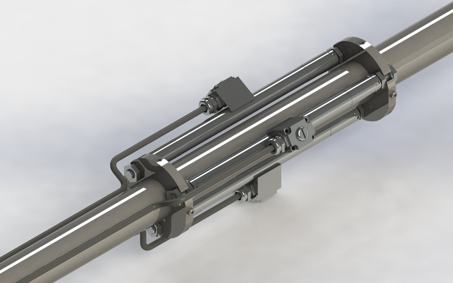 Sensors fitted to a ground anchor tie rod